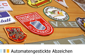 Automatengestickte Abzeichen
